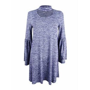 KENSIE Womens Purple Kimono Sleeve Crew Neck Wide Leg Sweater Size: L